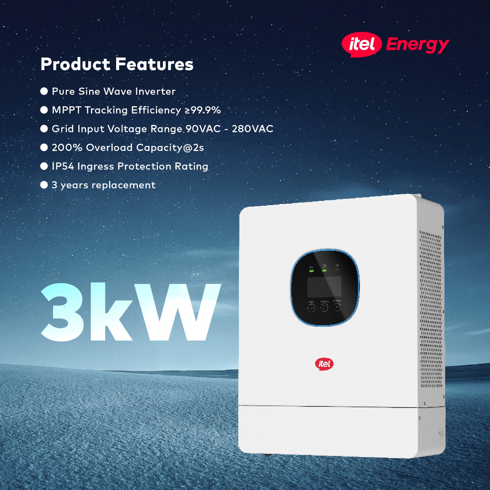 Itel 3kw Inverter (Off-Grid)